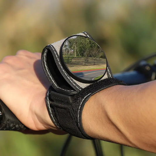 Rétroviseurs trottinette Vélo Rétroviseur Réflecteur Bracelet Poignet Miroir pour Sécurité Moto Vélo Équitation